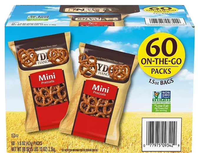 Mini Pretzel Snack Bags