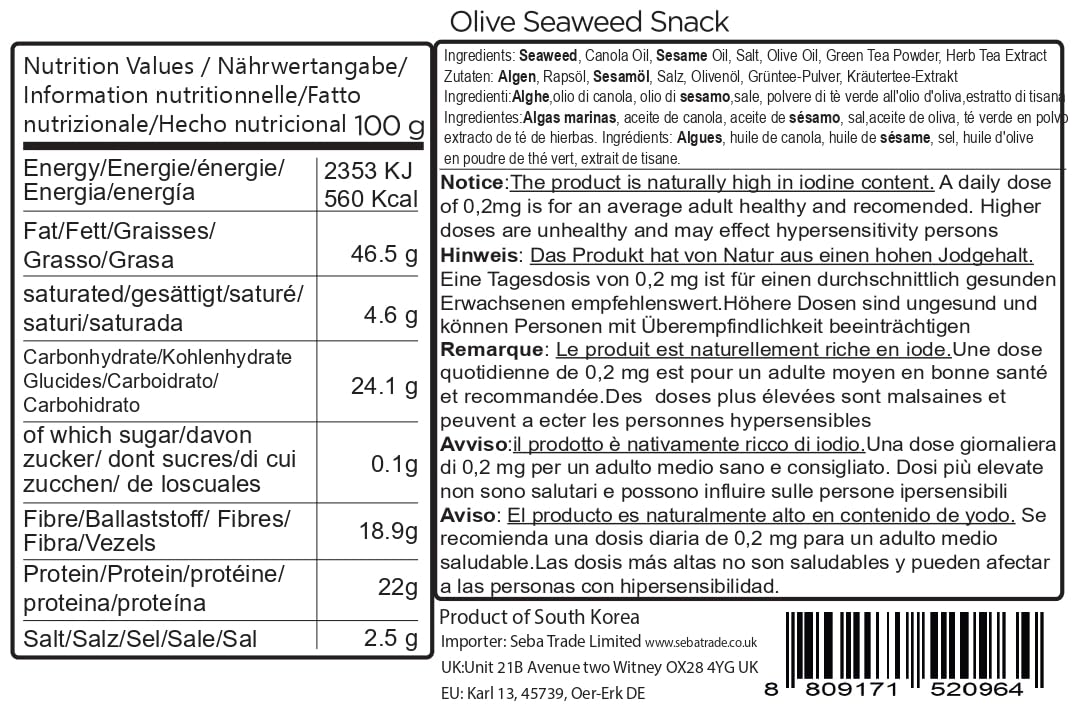 CHOI'S 1 Seaweed Snacks