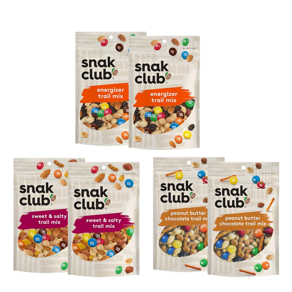 Snak Club Trail Mix Variety Pack