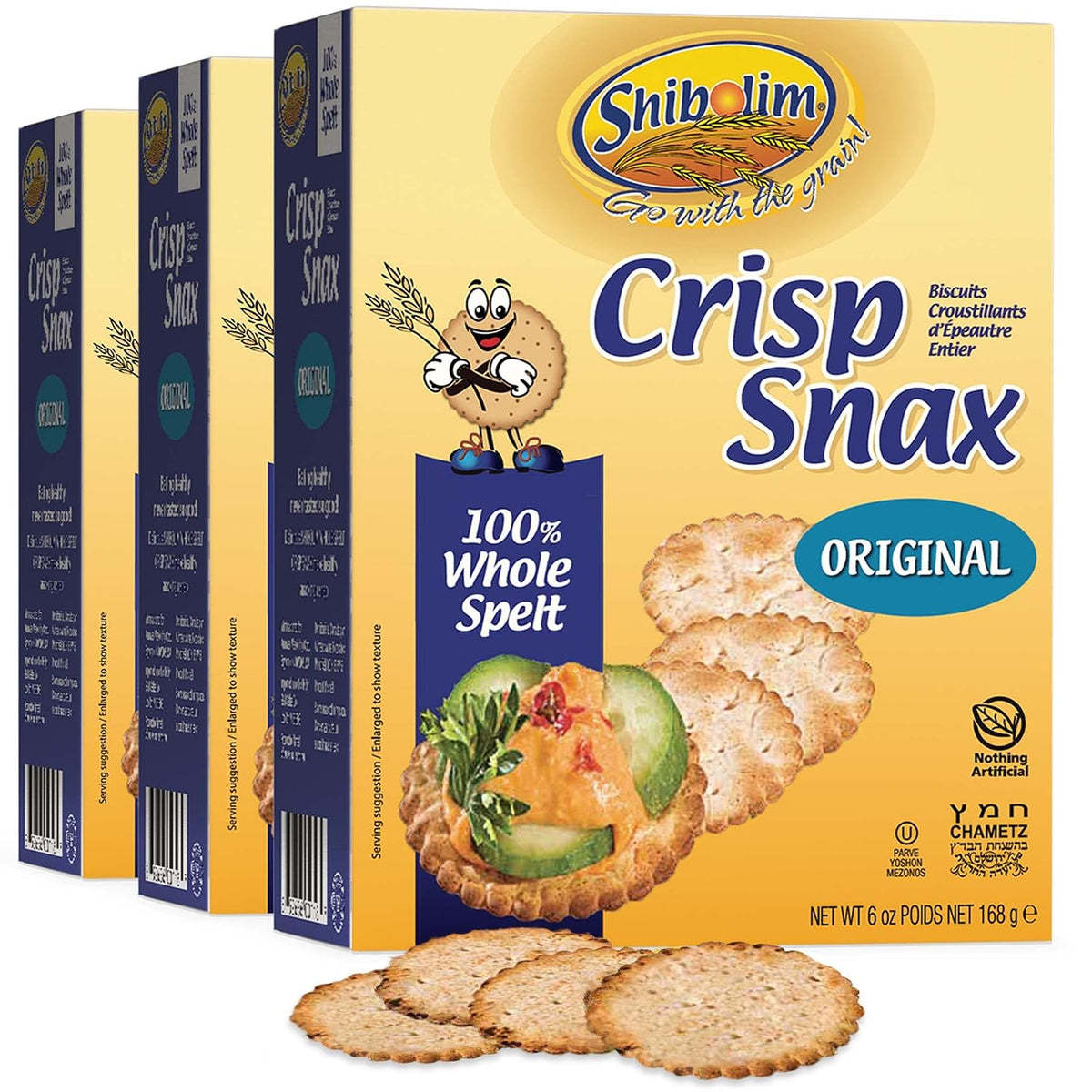 Shibolim Whole Spelt Crackers