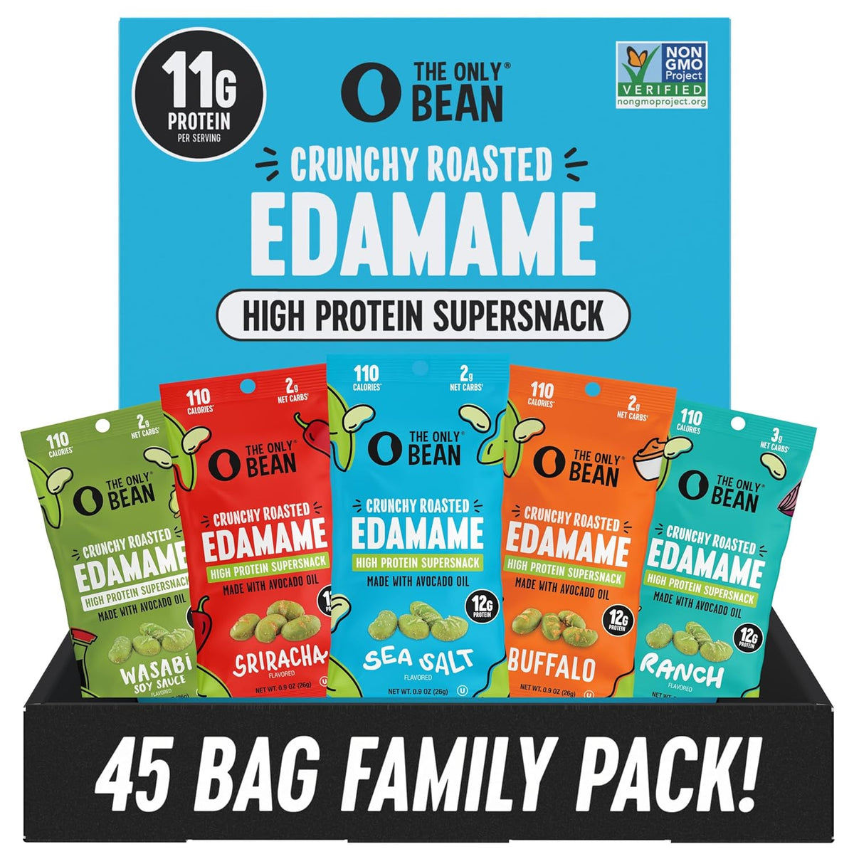 The Only Bean Edamame Snacks