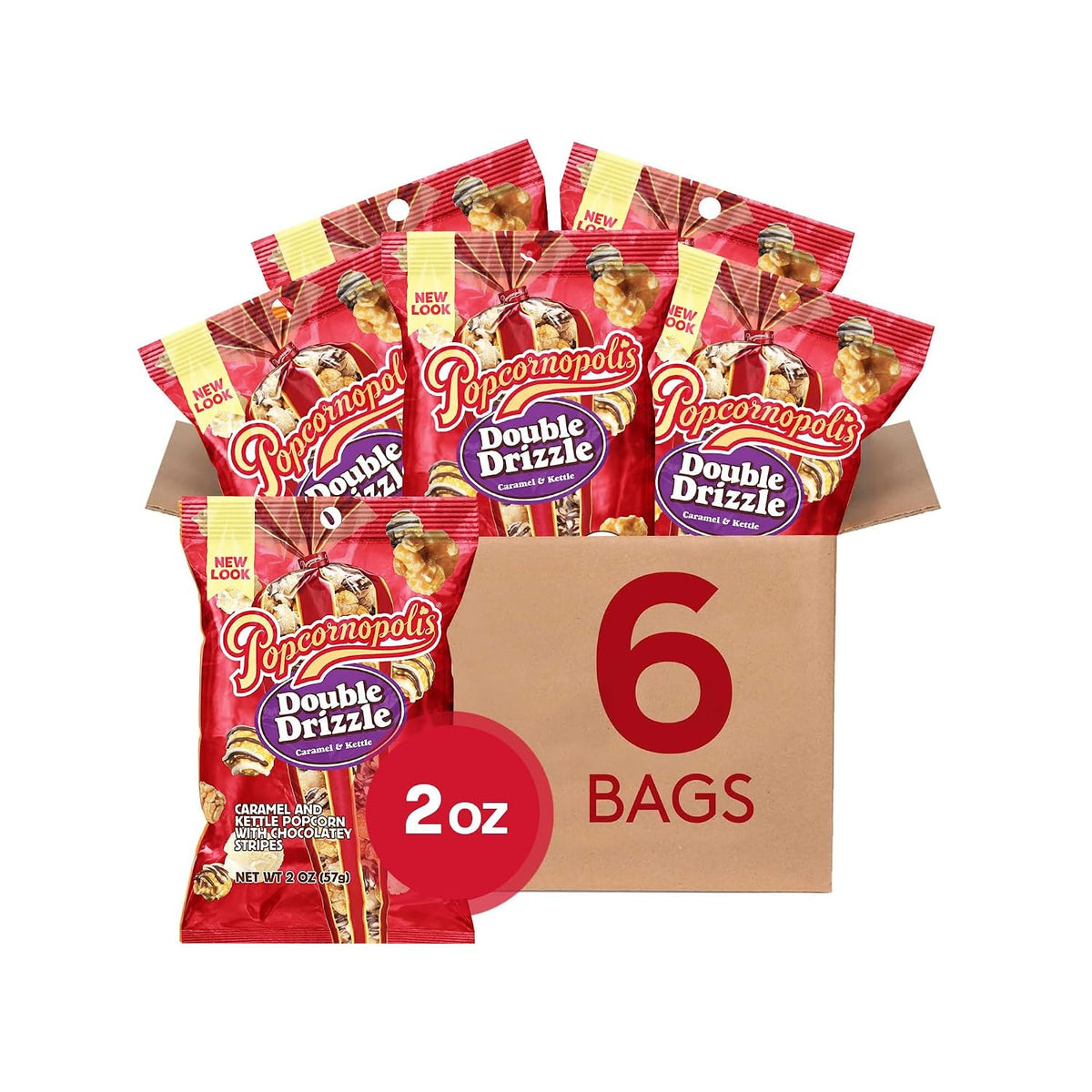Popcornopolis Double Drizzle Popcorn