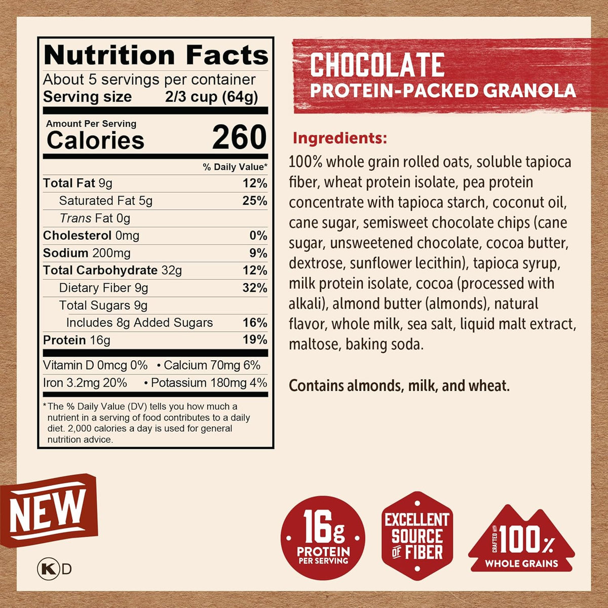 Kodiak Cakes Chocolate Protein Granola