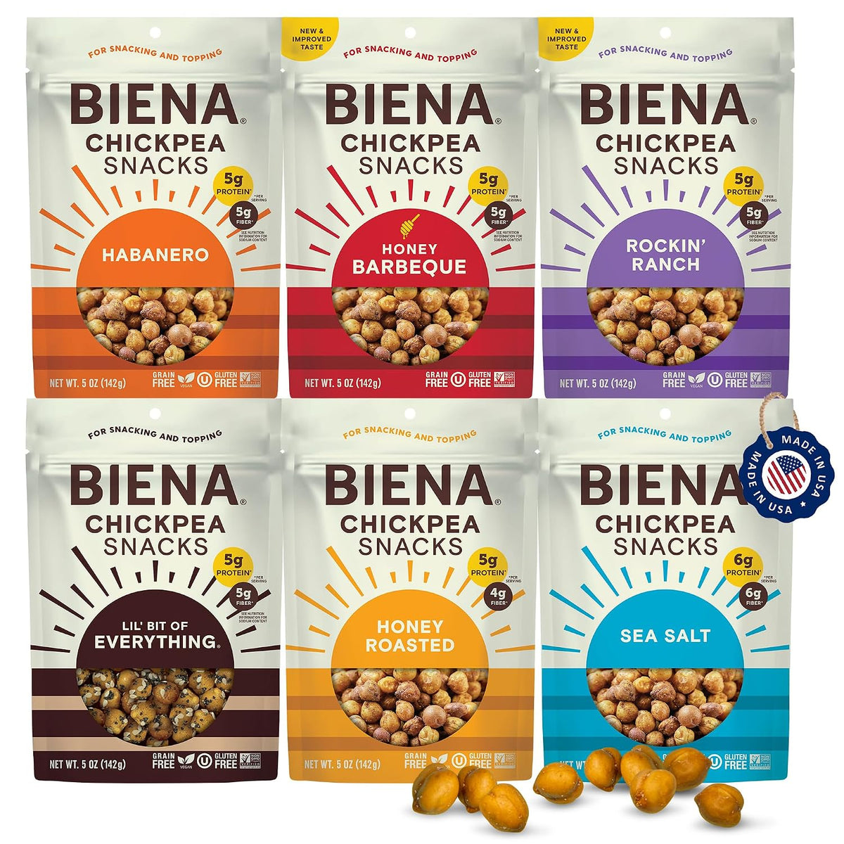BIENA Chickpea Snacks