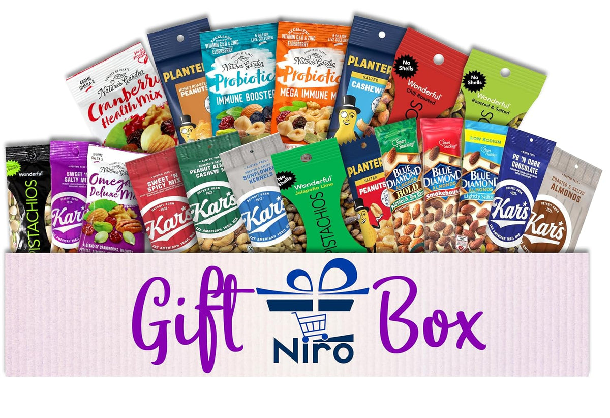 Niro Trail Mix Snack Variety Pack, 20 Packs