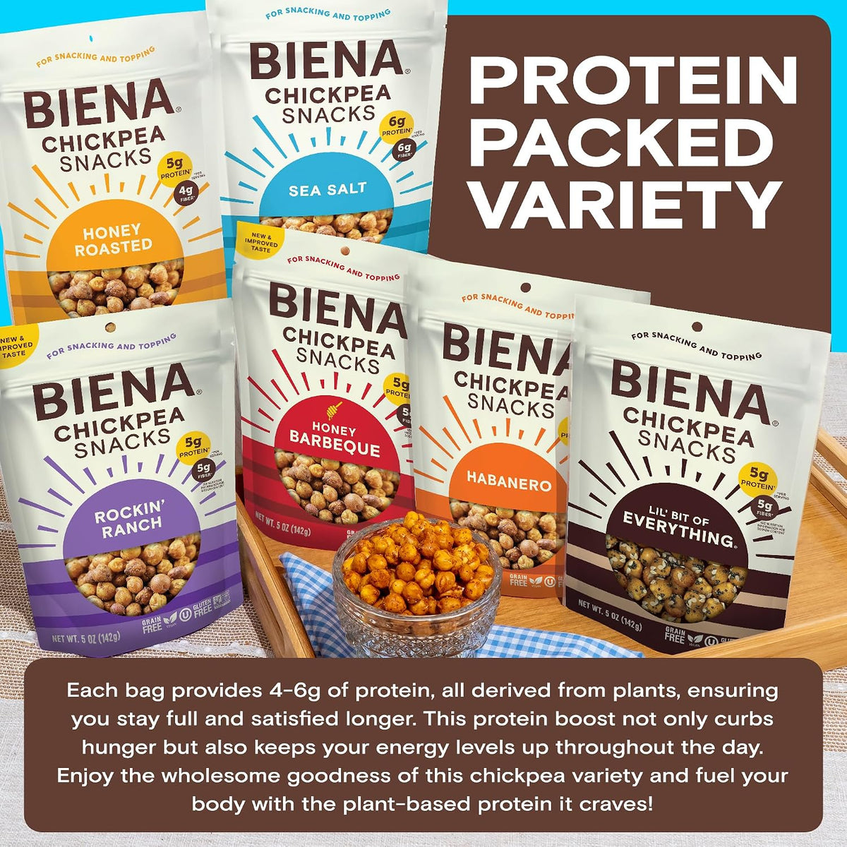 BIENA Chickpea Snacks