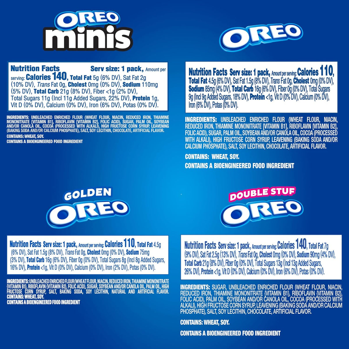 OREO Sandwich Cookies Variety Pack