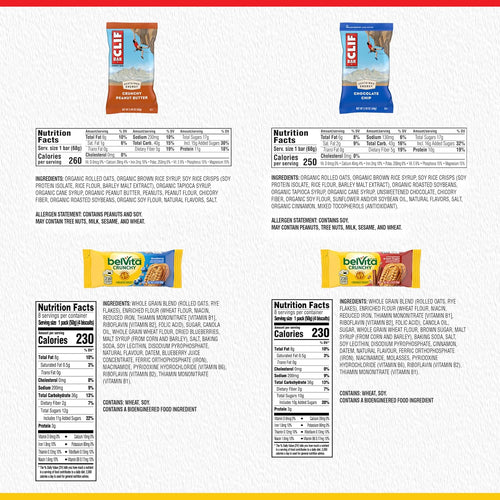 belVita & CLIF BAR Breakfast Variety Pack